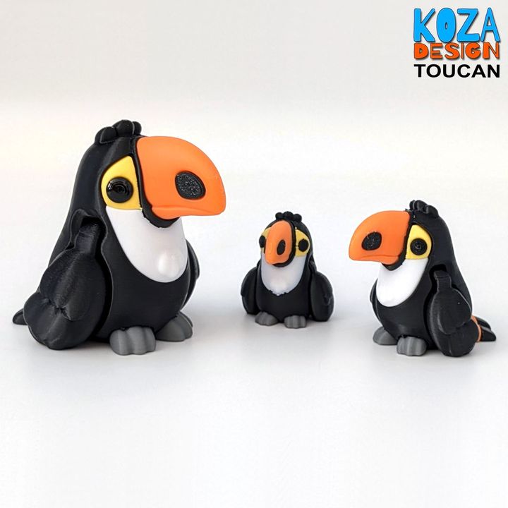 3D Printable TOUCAN by Koza Design